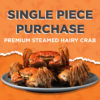 Single Piece Hairy Crab